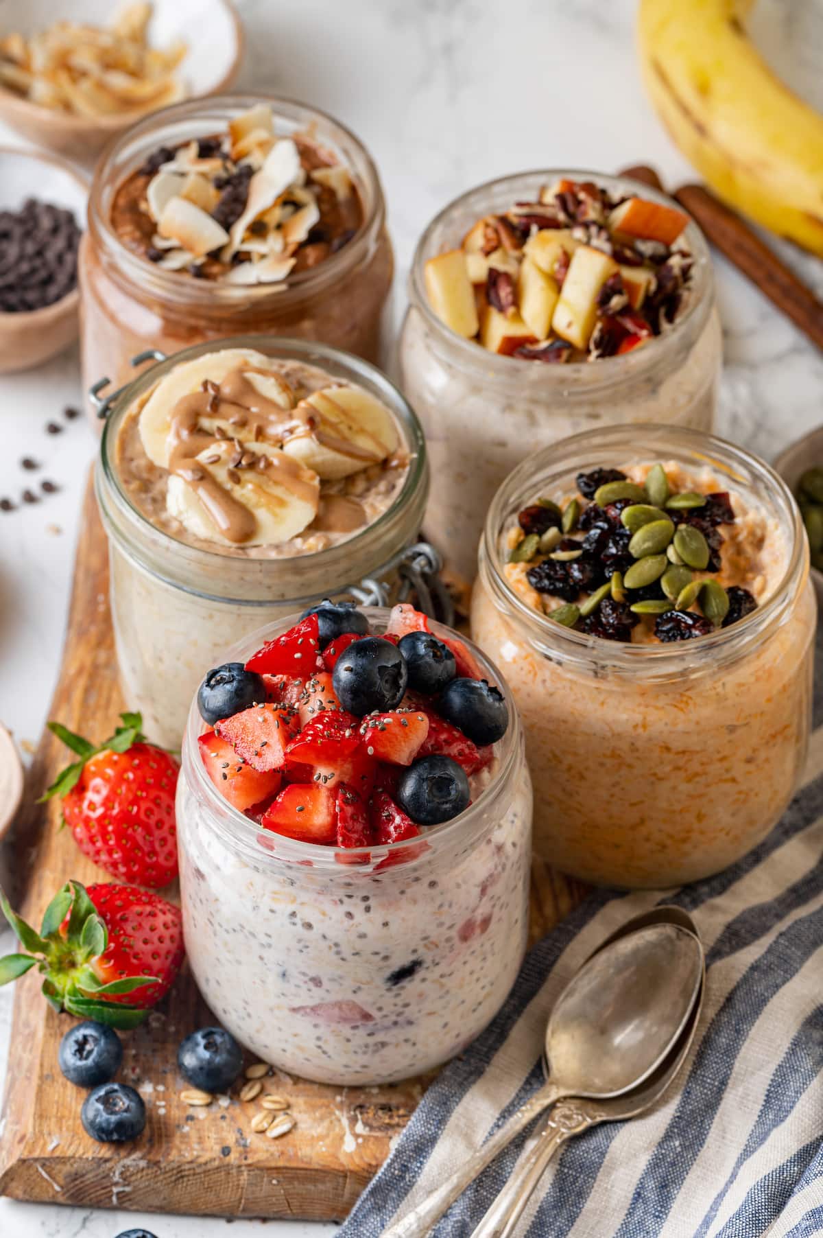 Your Guide to 5 Perfect Overnight Oats: Creamy, Easy, Customizable